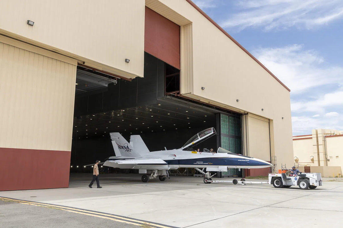 NASA's Newly Painted F/A-18D Nears Approval for Chase Aircraft Role