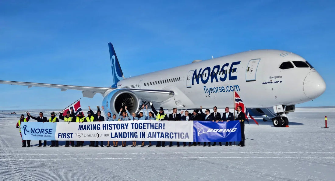 Norse Atlantic Airways Boeing 787 Achieves Historic Landing on Antarctica's Troll Airfield