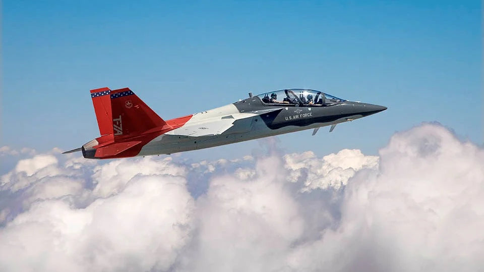 Boeing Delivers First T-7A Red Hawk Trainer to Edwards Air Force Base