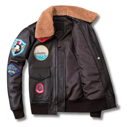 G1 Aviation Leather Jacket