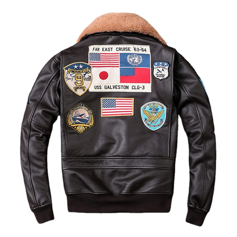 G1 Aviation Leather Jacket