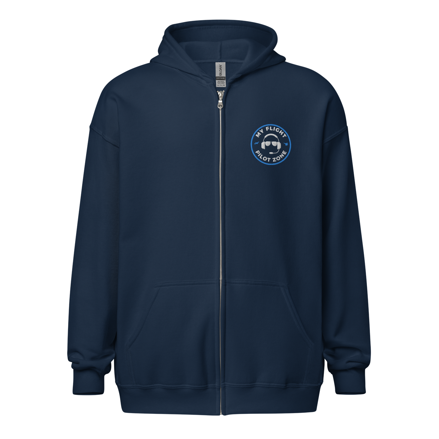 PILOT ZONE Zip Hoodie