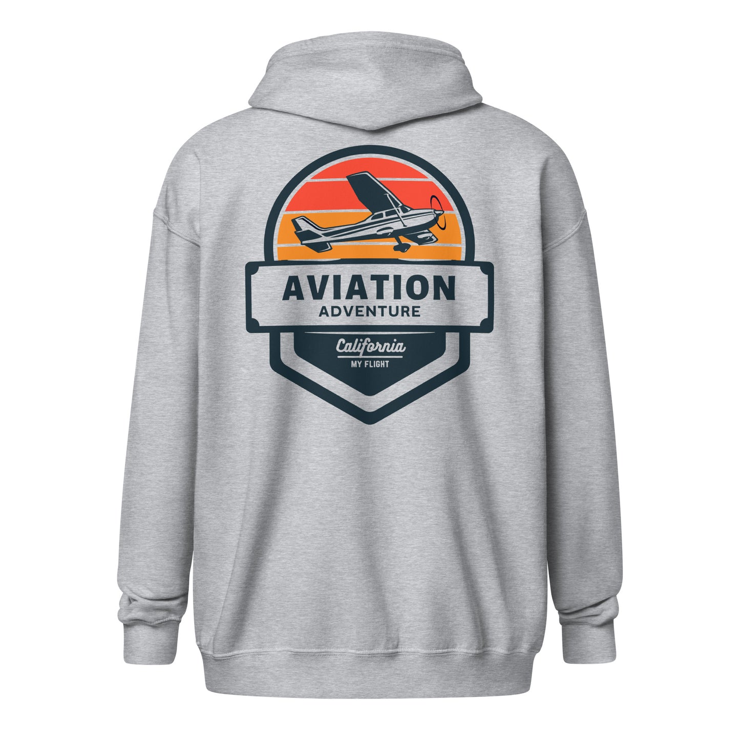 AVIATION ADVENTURE Zip Hoodie