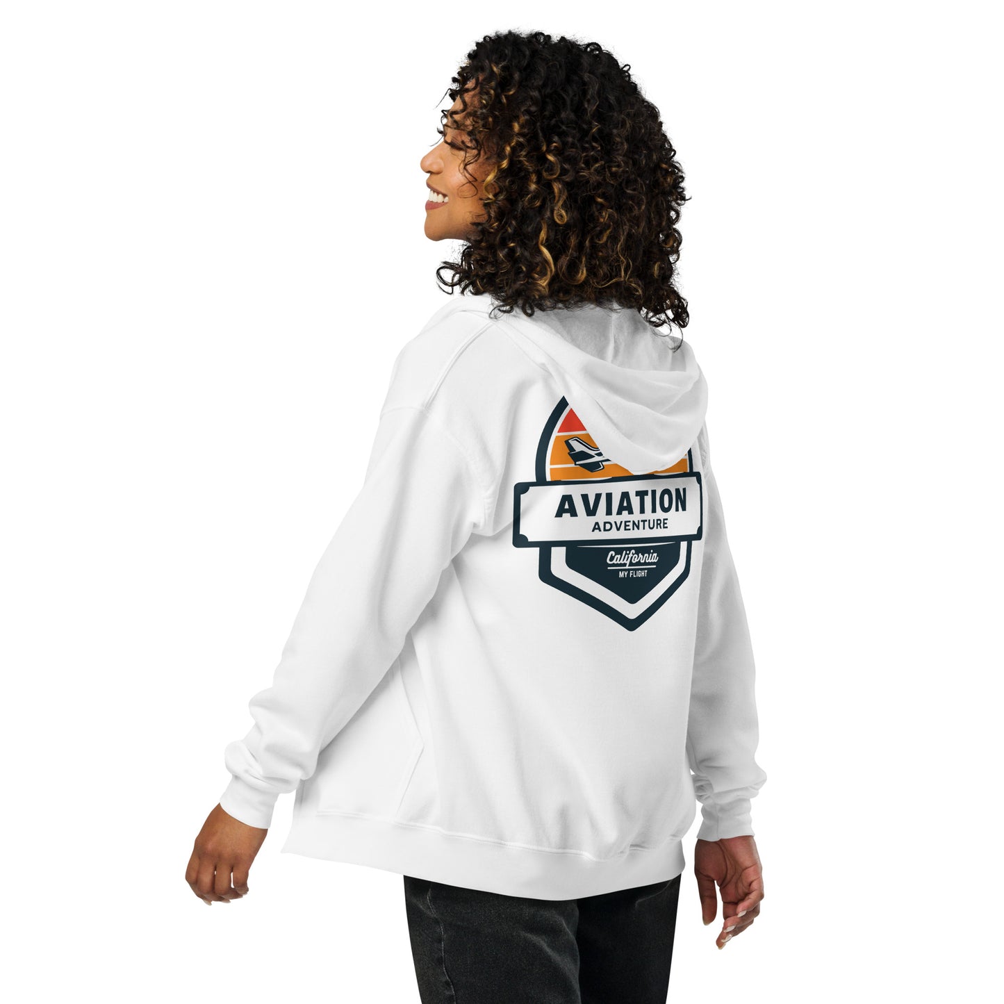 AVIATION ADVENTURE Zip Hoodie