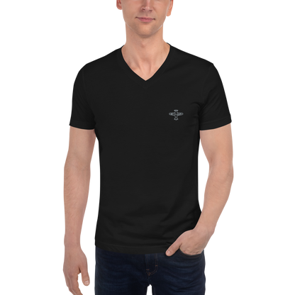 MY FLIGHT V-neck T-shirt