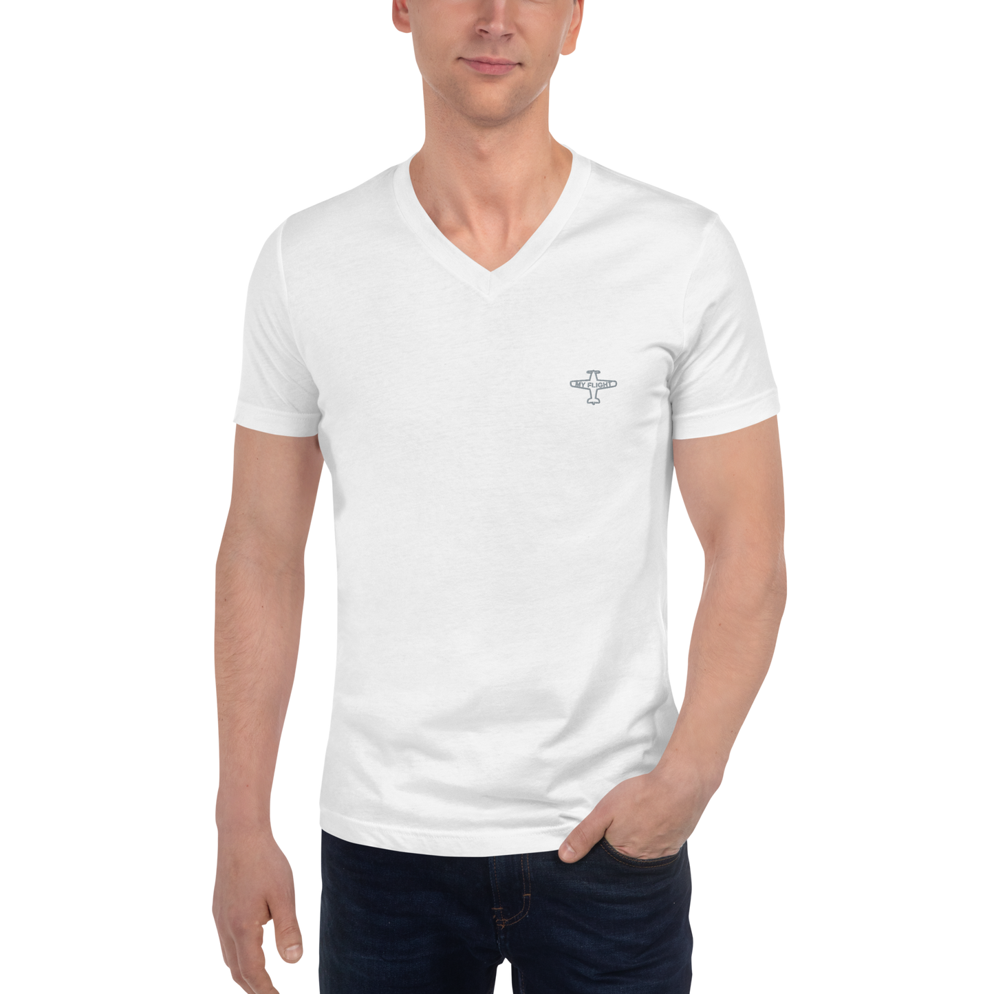 MY FLIGHT V-neck T-shirt