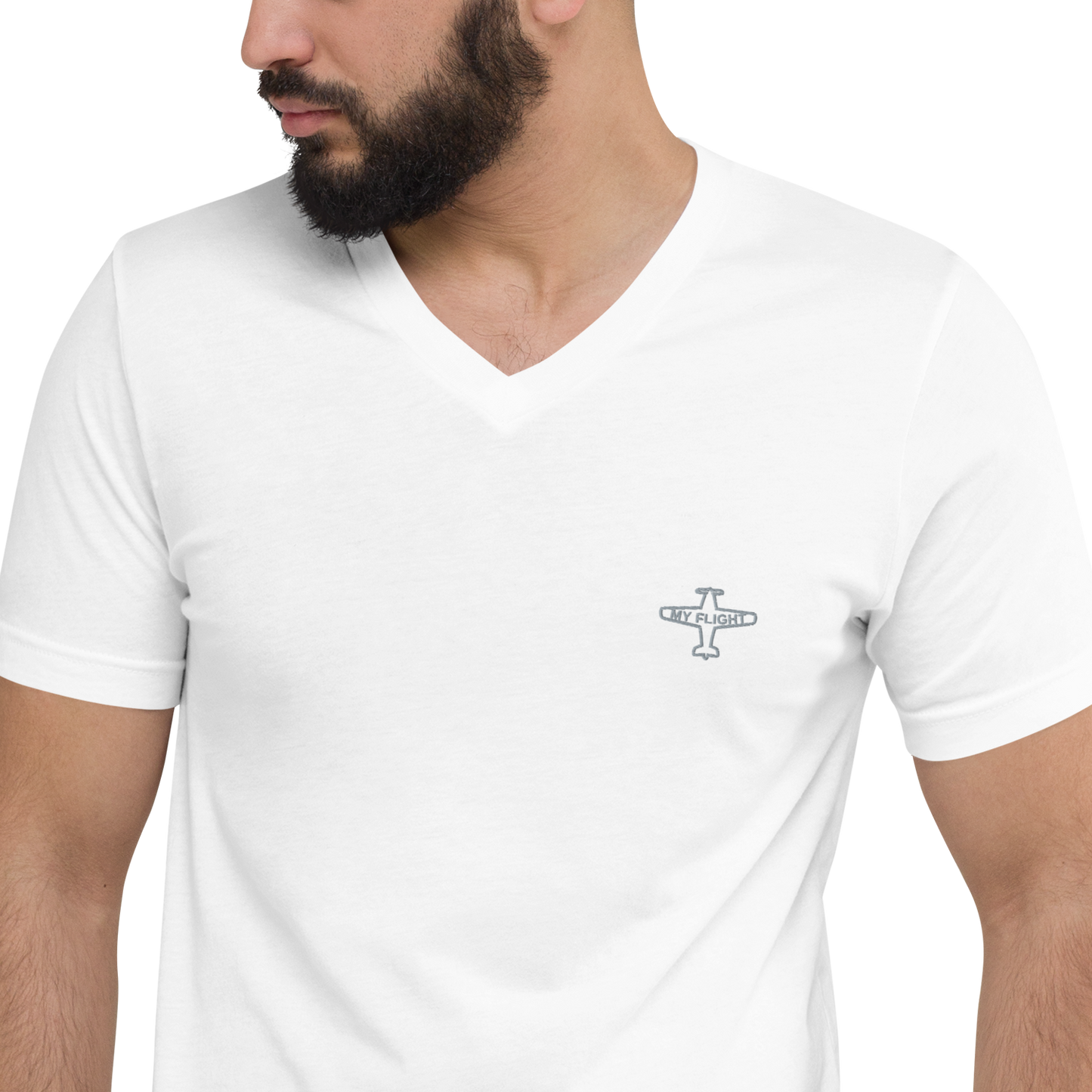 MY FLIGHT V-neck T-shirt